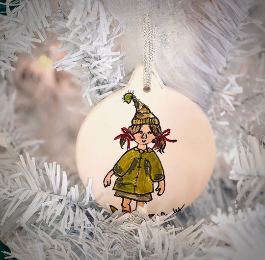 Handpainted Ornaments by Painted Wildflower