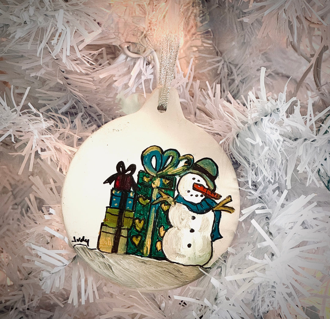 Handpainted Ornaments by Painted Wildflower