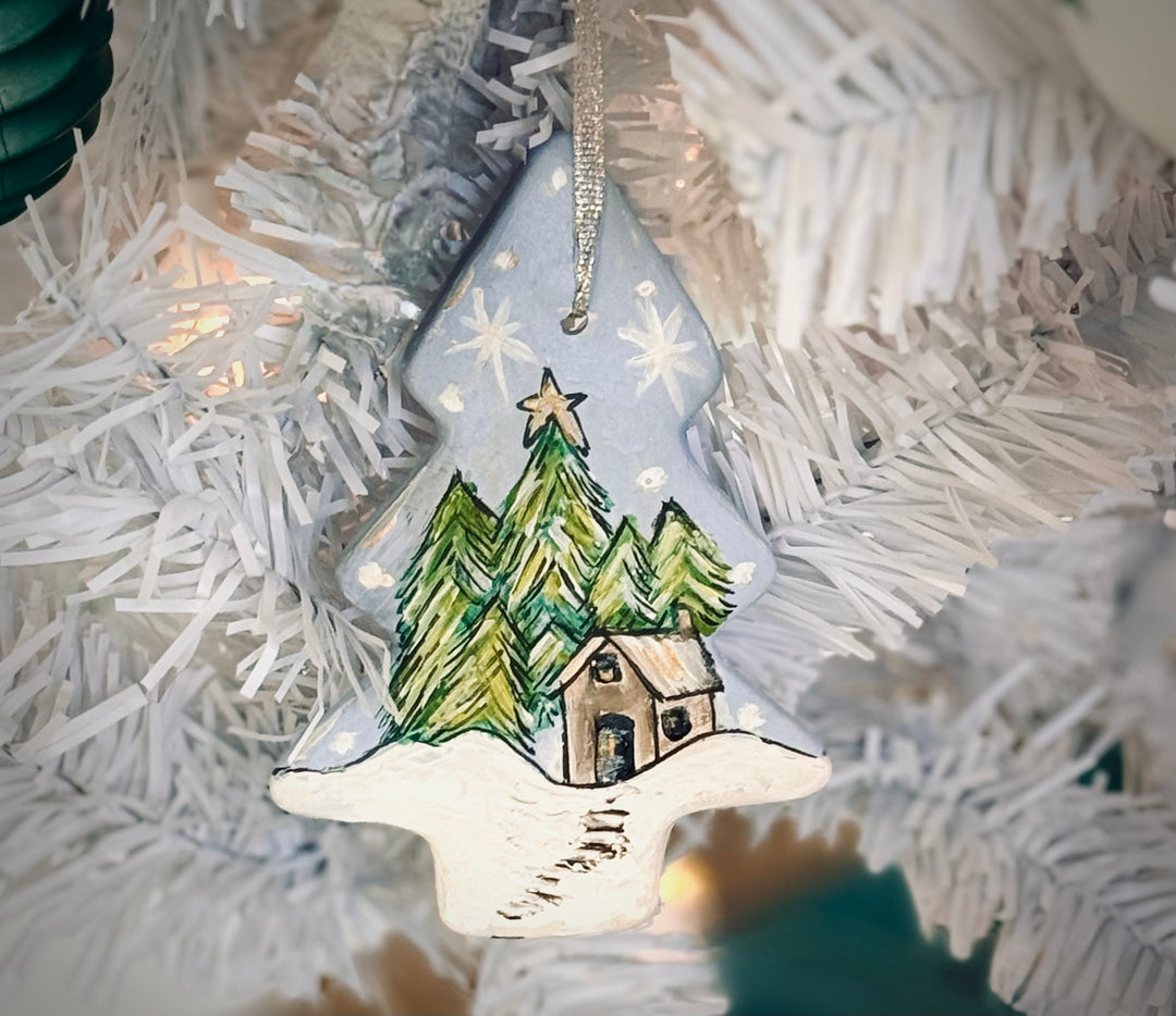 Handpainted Ornaments by Painted Wildflower