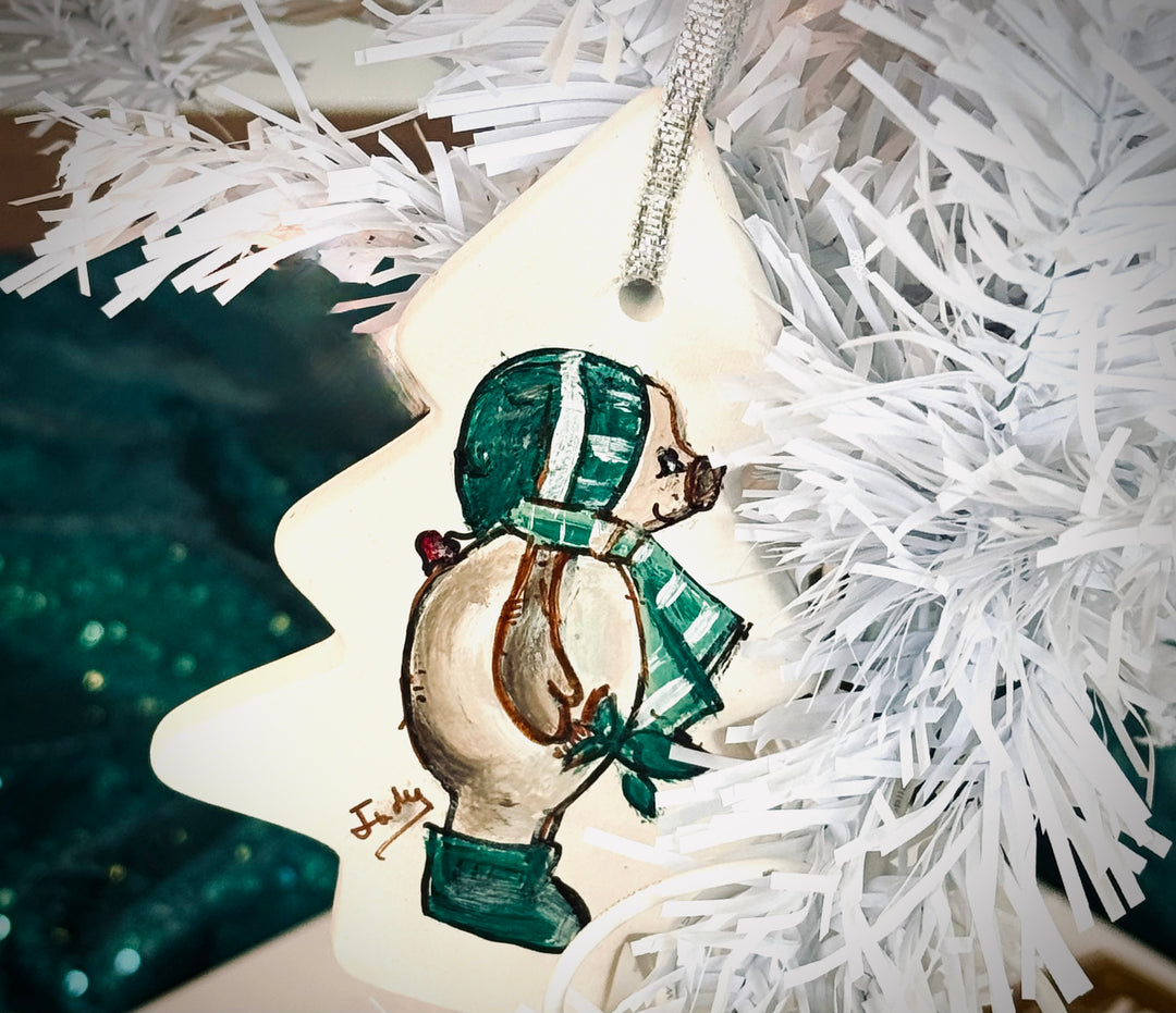 Handpainted Ornaments by Painted Wildflower