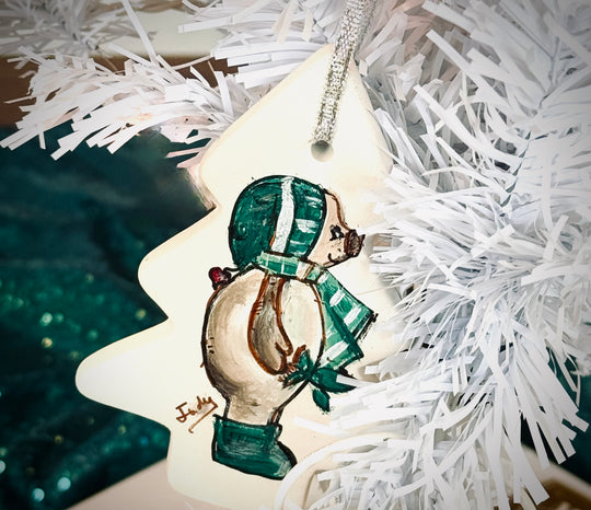 Handpainted Ornaments by Painted Wildflower