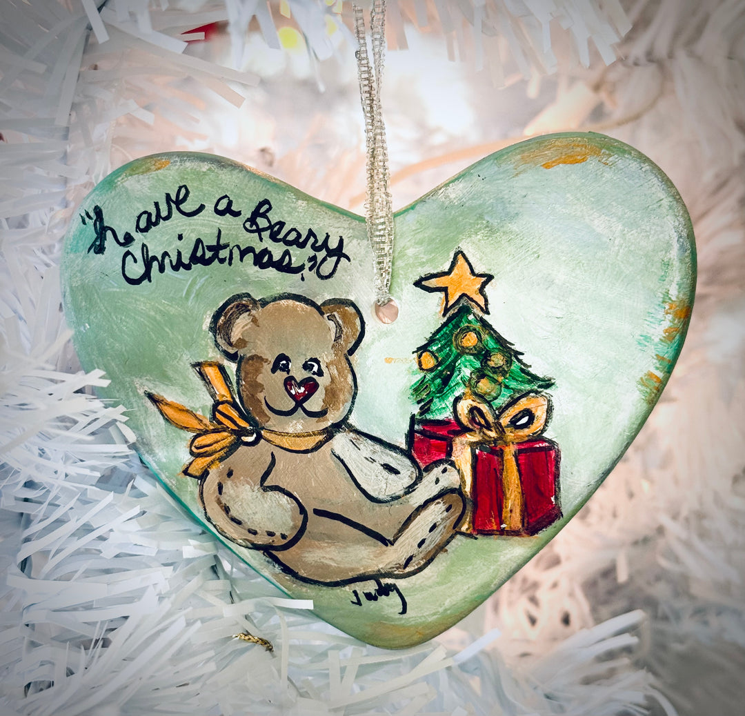 Handpainted Ornaments by Painted Wildflower