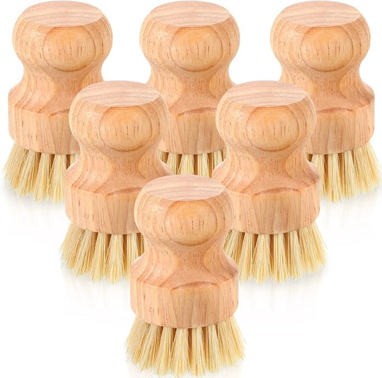 Multi Purpose Handheld Bamboo Brush