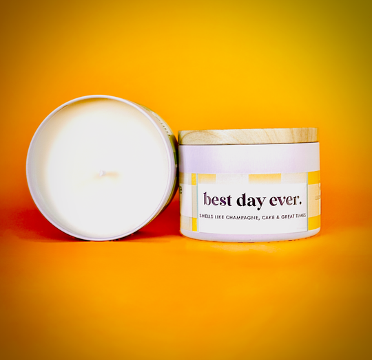 "Best Day Ever" Fun Soy Candle