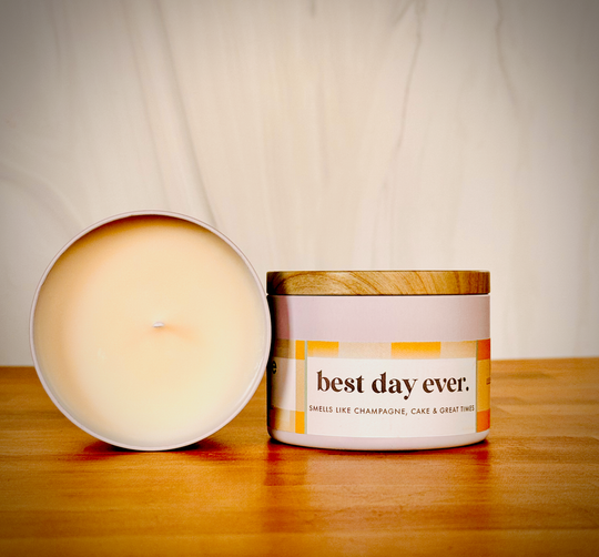 "Best Day Ever" Fun Soy Candle