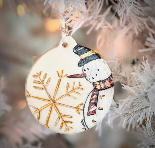 Handpainted Ornaments by Painted Wildflower