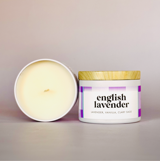 English Lavender Scented Soy Candle