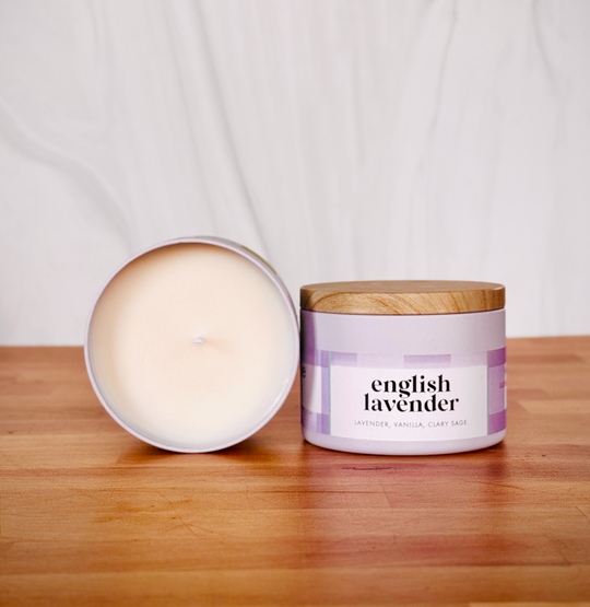 English Lavender Scented Soy Candle
