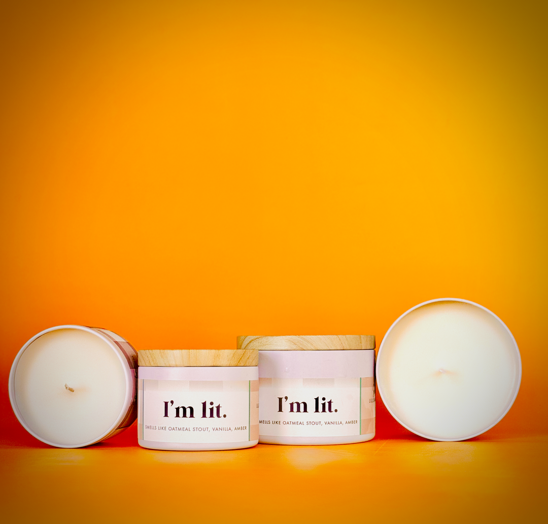 "I'm Lit" Fun Soy Candle