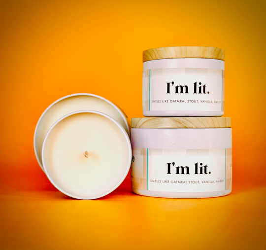 "I'm Lit" Fun Soy Candle
