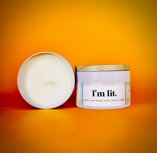 "I'm Lit" Fun Soy Candle