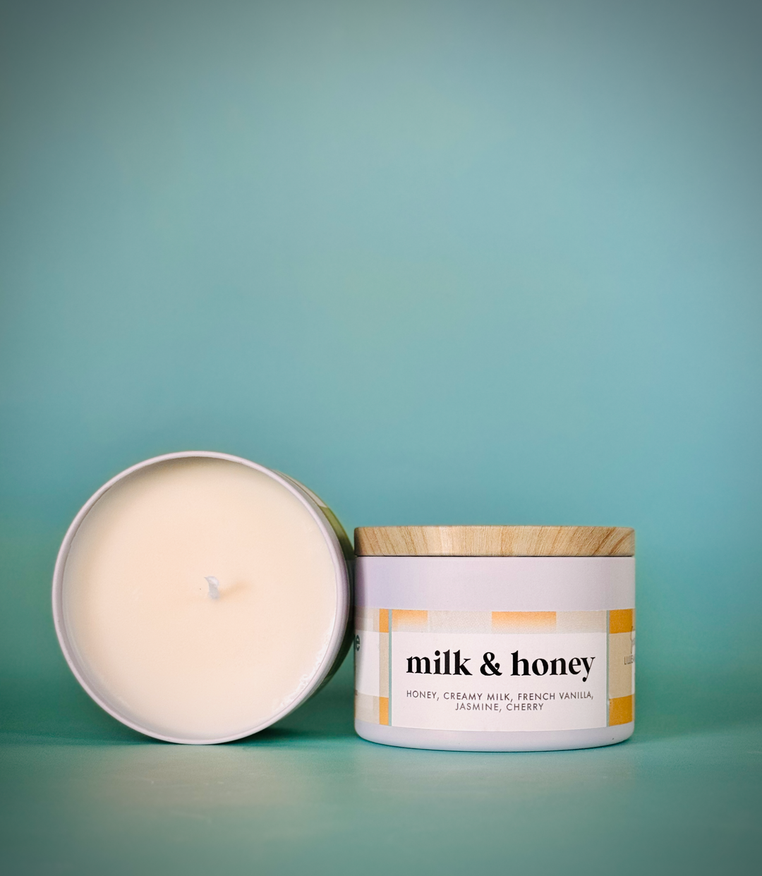 Milk & Honey Scented Soy Candle
