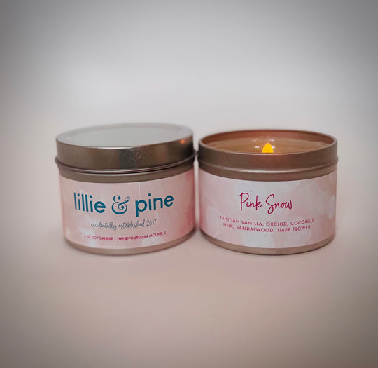 Pink Snow Soy Candle